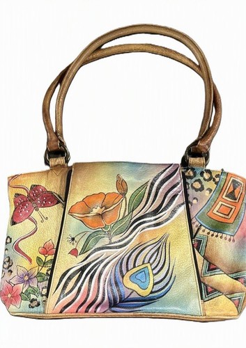 Anushka hand painted handbag - anushka,